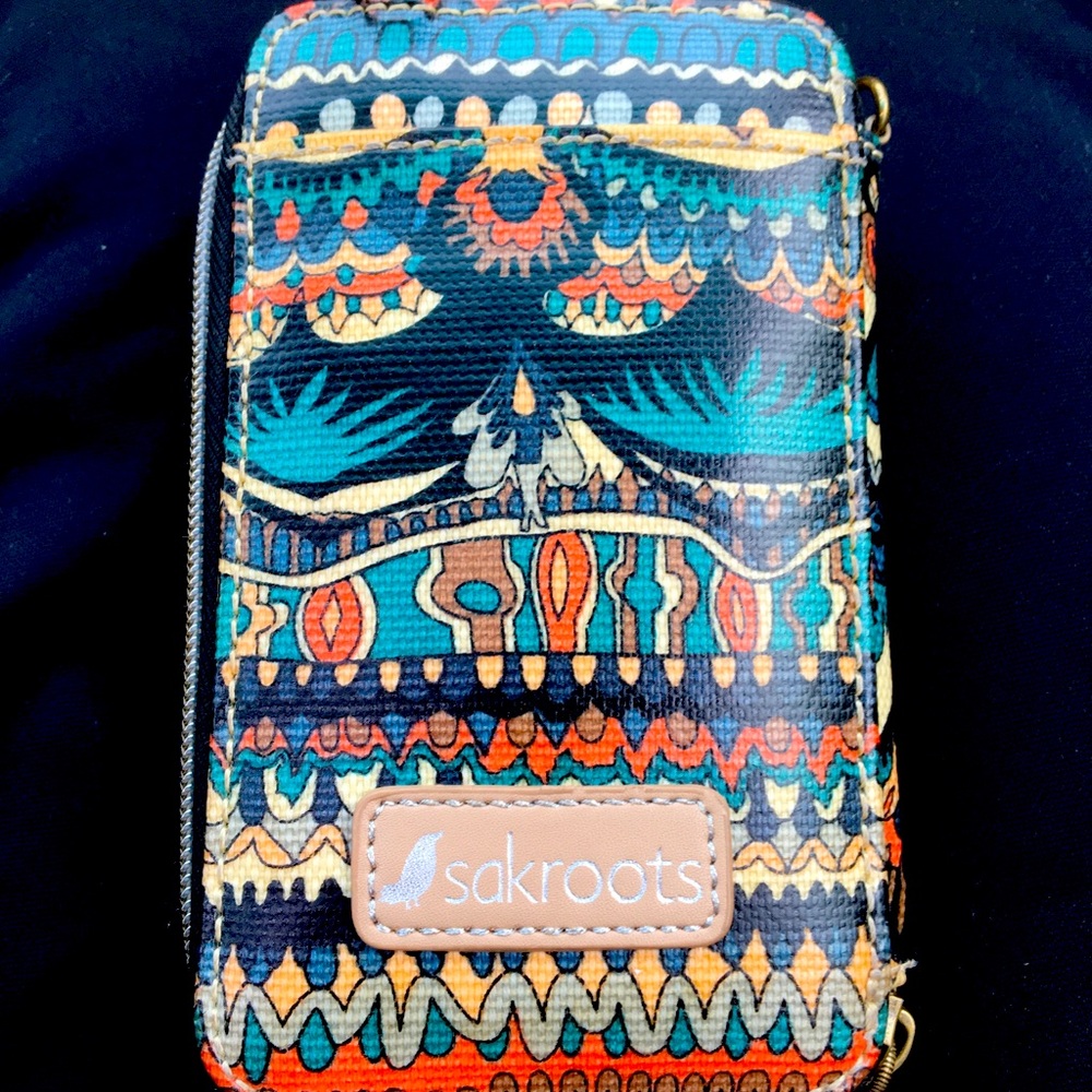 Sakroots phone wristlet new
